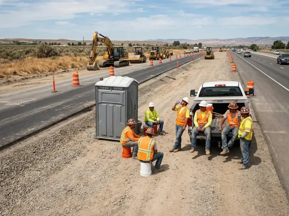 highway-road-construction-crew-007 — frequently asked questions, Porta Potty and Restroom Rentals in Wasilla, AK